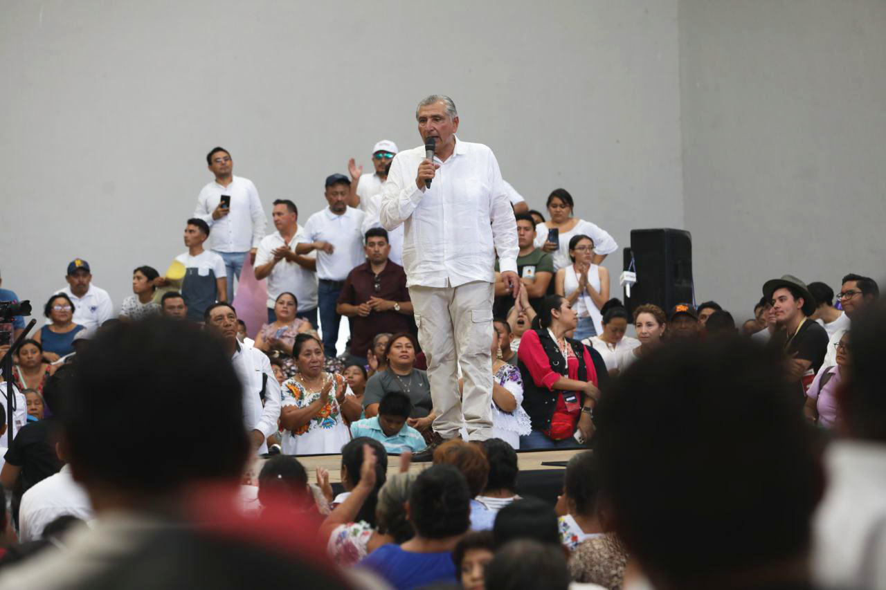 El presidente Andrés Manuel López Obrador ha apoyado a Yucatán como a ningún otro estado, asegura Adán Augusto López Hernández