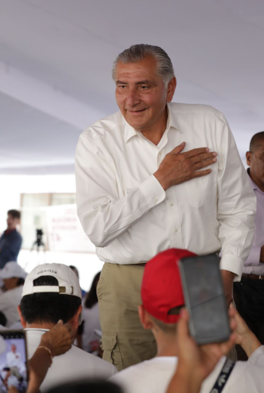 Expresa Adán Augusto López Hernández su apoyo y solidaridad con las mujeres mexicanas