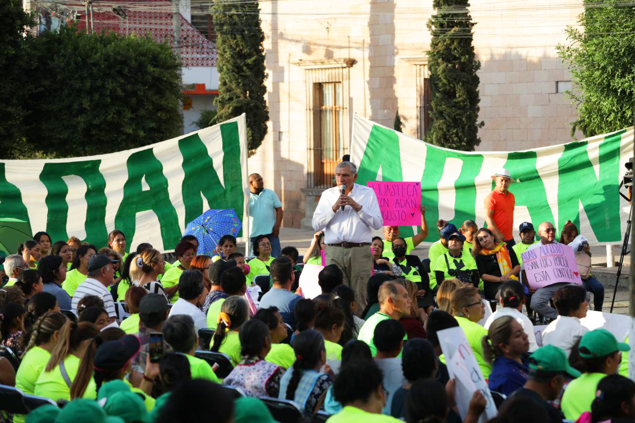 “Marea verde” cobija en San Luis Potosí a Adán Augusto López Hernández