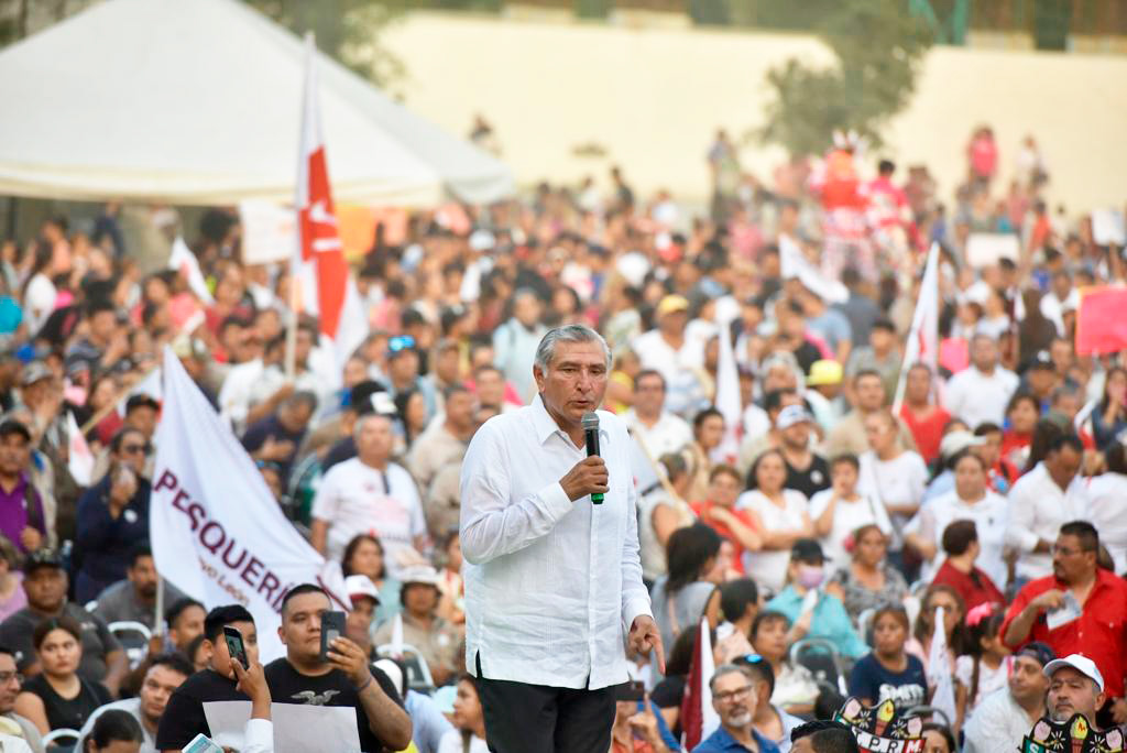 “Seguiremos recorriendo el país con la frente en alto”, advierte Adán Augusto López Hernández