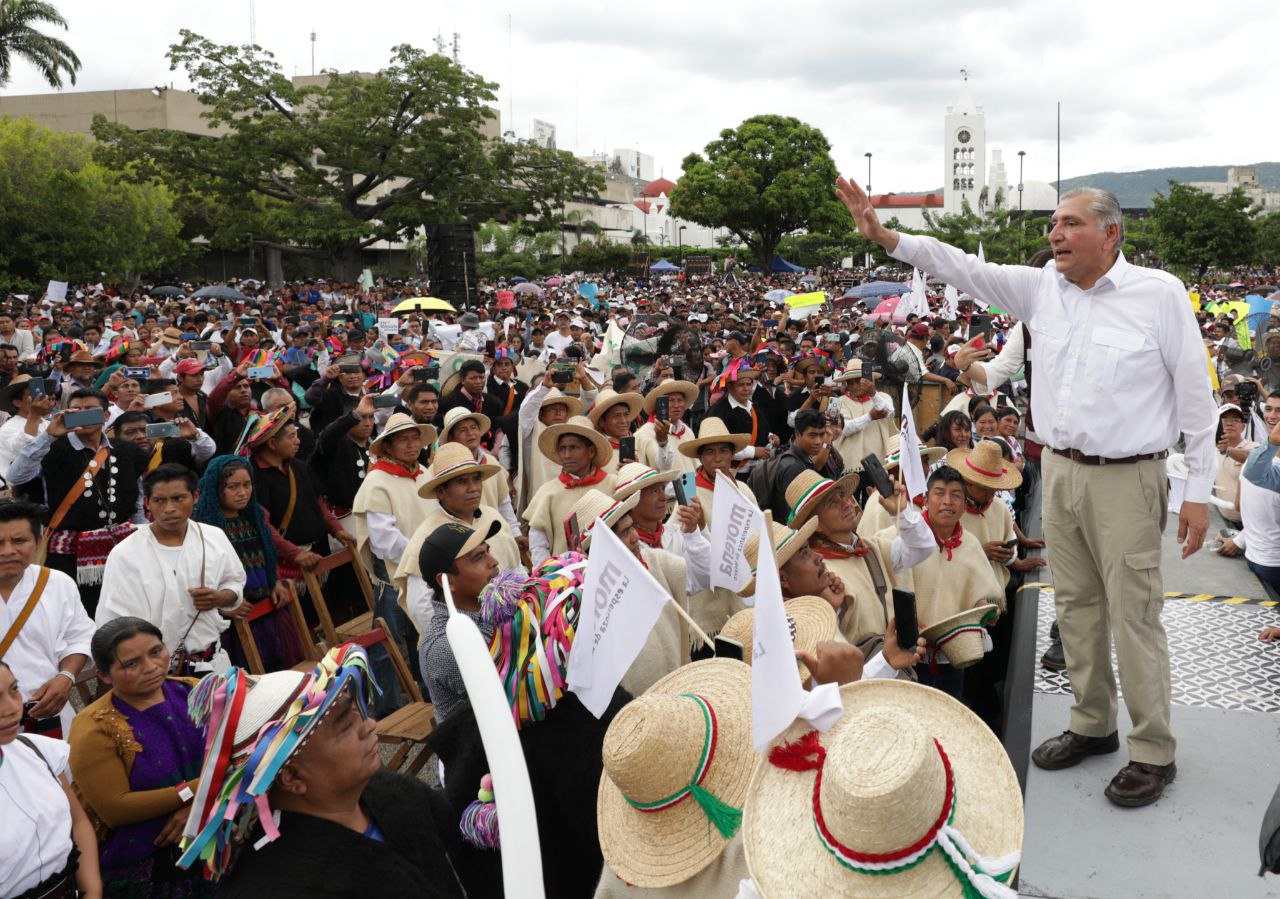 Ante 50,000 mil Chiapanecos, Adán Augusto aseguró que tanto cariño y apoyo, ya no se puede ocultar: ¡Este arroz ya se coció…!