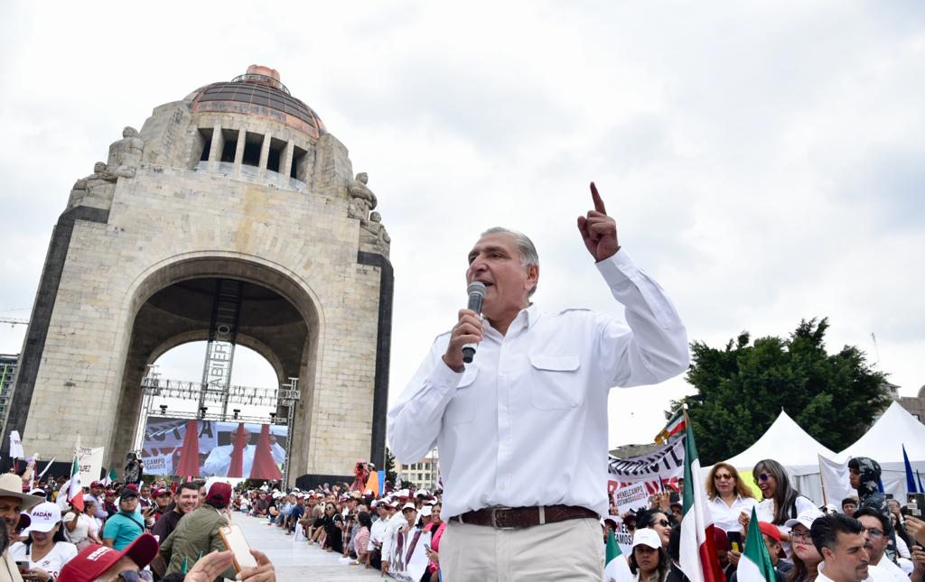 Entrega Adán Augusto López Hernández su corazón al pueblo de México, y pide su confianza para encabezar la siguiente etapa de la Cuarta Transformación