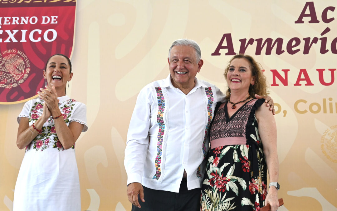 AMLO Inaugura el Acueducto Armería-Manzanillo y Garantiza Continuidad de la 4T con Claudia Sheinbaum