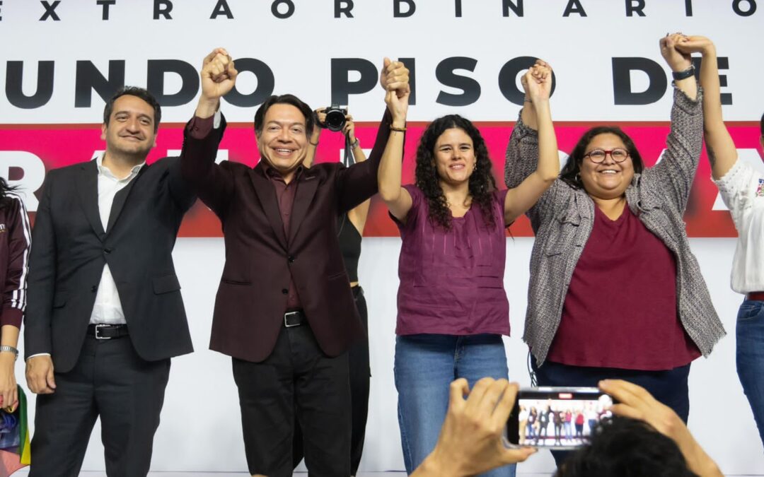 LUISA MARÍA ALCALDE ES ELEGIDA NUEVA PRESIDENTA NACIONAL DE MORENA: “NO LES VAMOS A FALLAR”