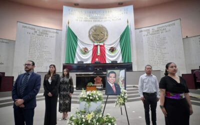 Realizan en el Congreso acto póstumo en memoria de exgobernador de Veracruz