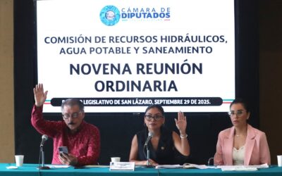 Por unanimidad, la Comisión de Recursos Hidráulicos, Agua Potable y Saneamiento aprobó su segundo informe de labores