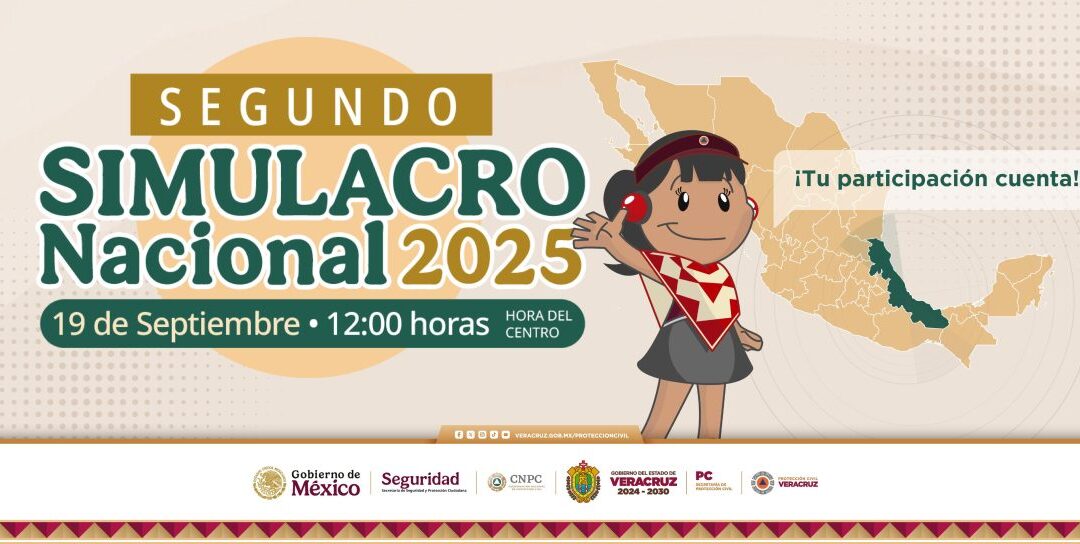 Todavía puedes registrar tu inmueble para el Segundo Simulacro Nacional 2025: SPC Veracruz