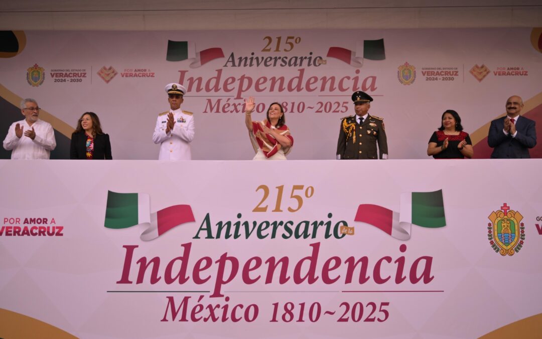 Participa H. Congreso del Estado de Veracruz en actos conmemorativos de la Independencia de México