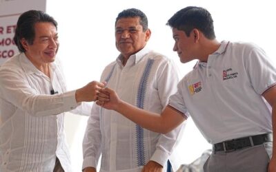 Rita Cetina será el programa de becas más amplio en la historia de México: Mario Delgado Carrillo en gira de trabajo por Tabasco