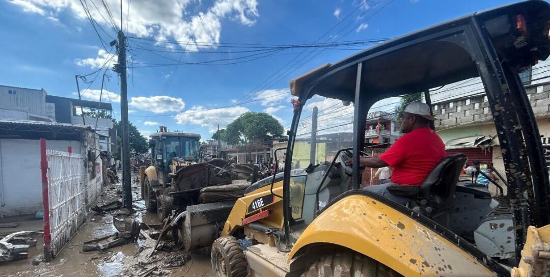 Restablecida la comunicación terrestre en ocho municipios afectados por las lluvias