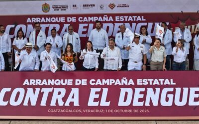 Veracruz declara meta de cero dengue con brigadas y participación social: Rocío Nahle