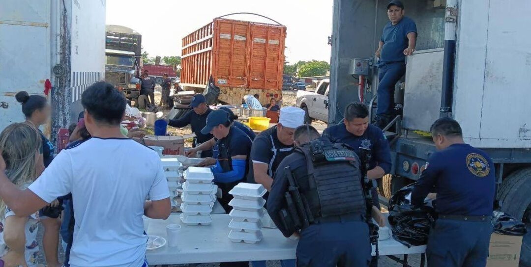 Plan Tajín: más de mil elementos para rescate y atención a familias damnificadas