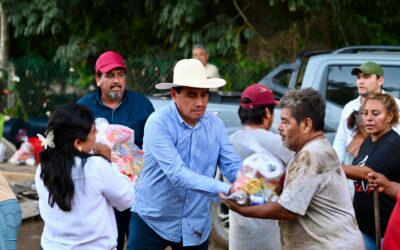 En Álamo, continúa Congreso con la entrega de ayuda para damnificados