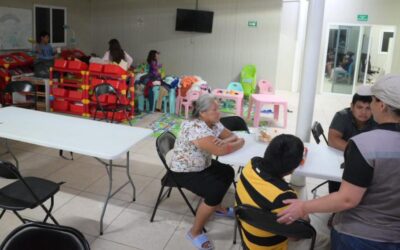 Refugios temporales en Poza Rica ofrecen alimentación, atención médica y apoyo psicológico