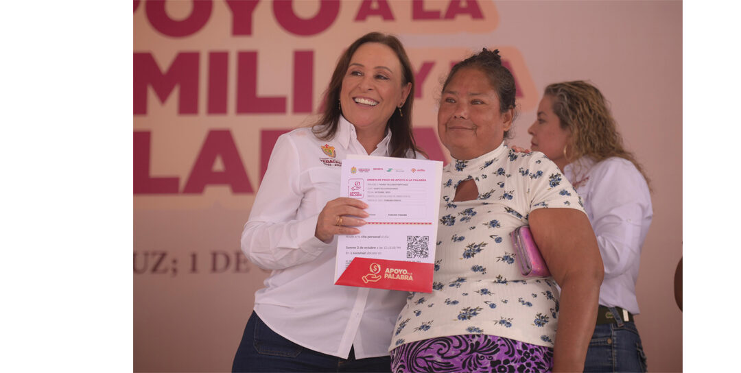 Con Apoyo a la Palabra y a la Familia, Veracruz da continuidad a la Cuarta Transformación: Rocío Nahle 