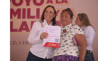 Con Apoyo a la Palabra y a la Familia, Veracruz da continuidad a la Cuarta Transformación: Rocío Nahle 