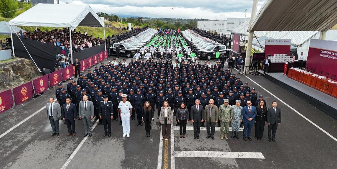 Con inversión de 200 mdp en unidades y tecnología, impulsa Gobernadora modernización de fuerza policial 