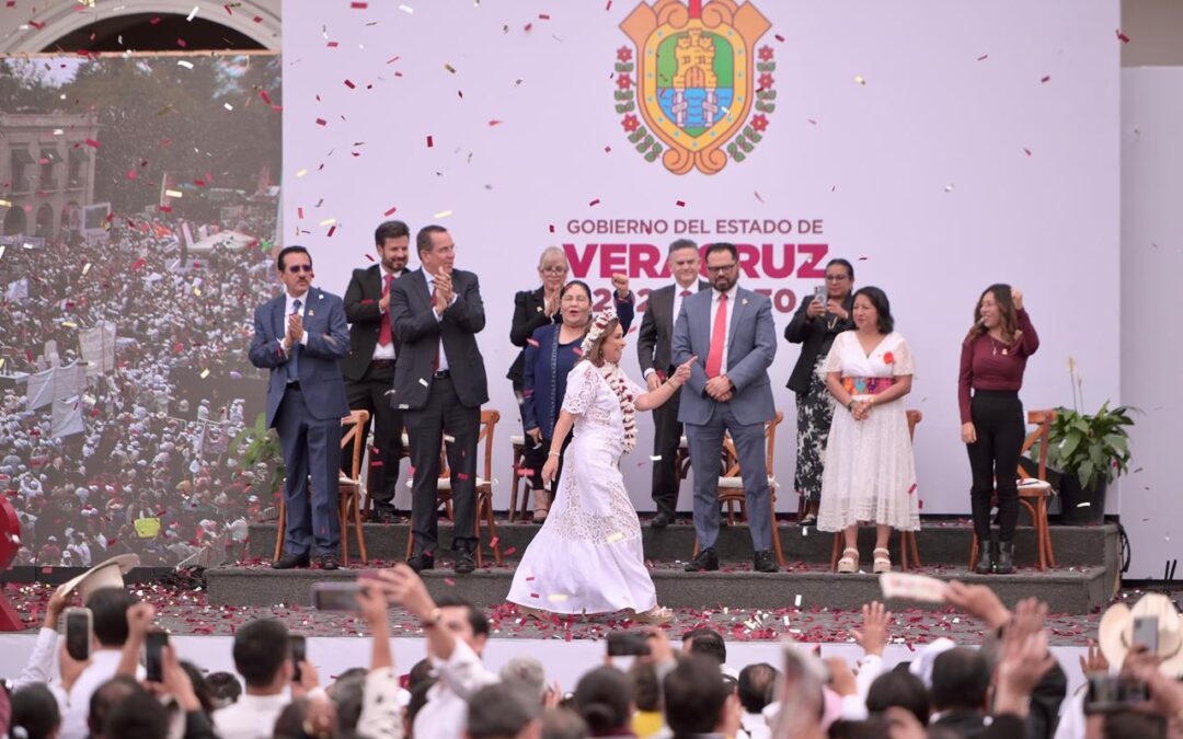 Congreso de Veracruz, presente en el Primer Informe de la gobernadora Rocío Nahle