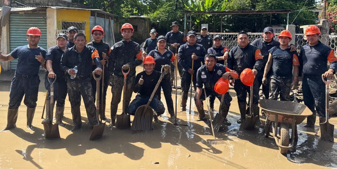 Plan Tajín: Evacuaciones, rescates, vigilancia y distribución de víveres en la zona norte