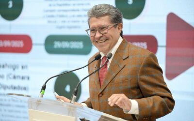 Se prepara agenda legislativa de 2026 para actualizar el marco normativo nacional y adecuarlo al proceso de transformación que México vive: Ricardo Monreal