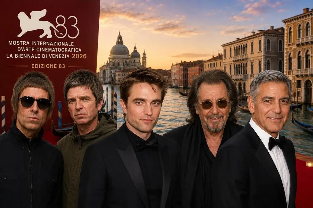 Venecia se llena de estrellas: Oasis, Robert Pattinson, Al Pacino y George Clooney asistirán